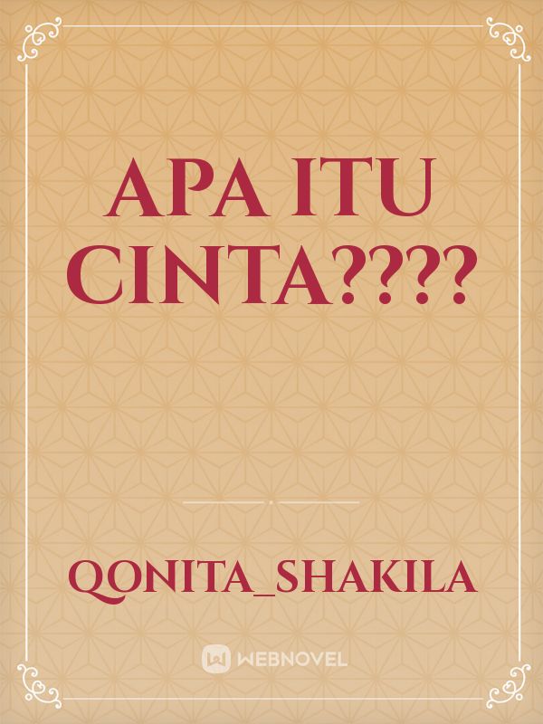 apa itu cinta????