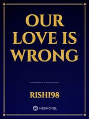 Our love is wrong Book