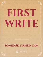 First Write Book