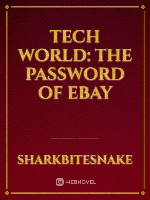 TECH WORLD: The Password of eBay Book