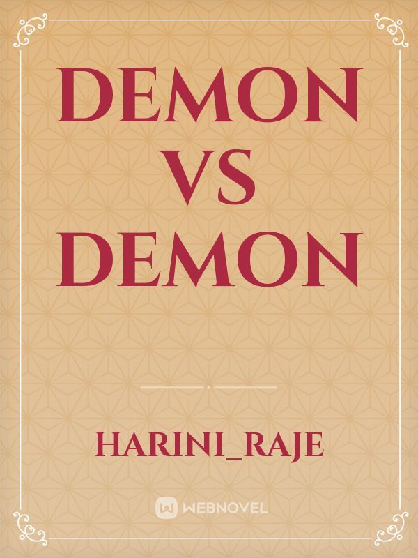 demon vs demon Book