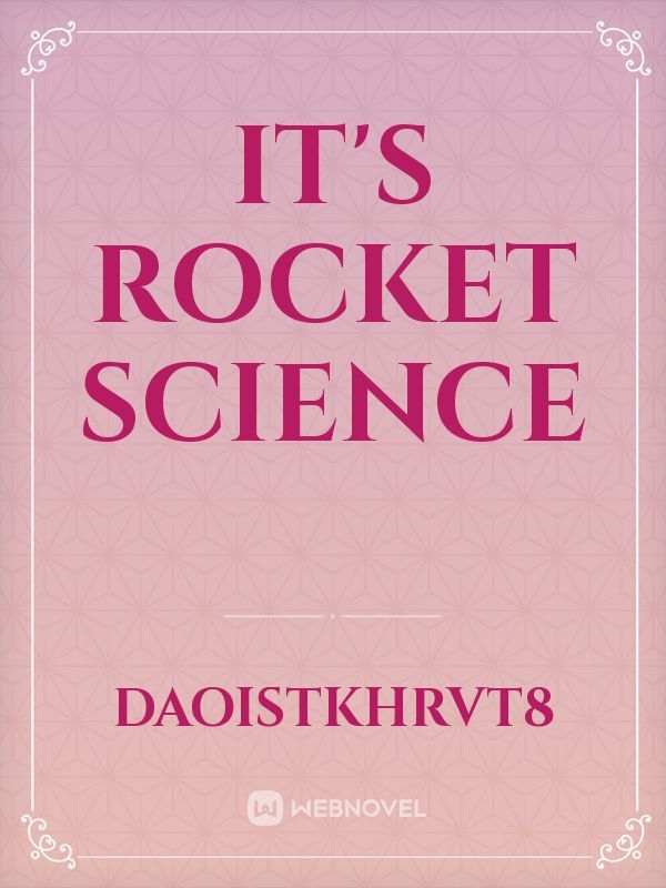 It's Rocket Science Book