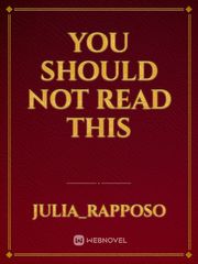 You should not read this Book
