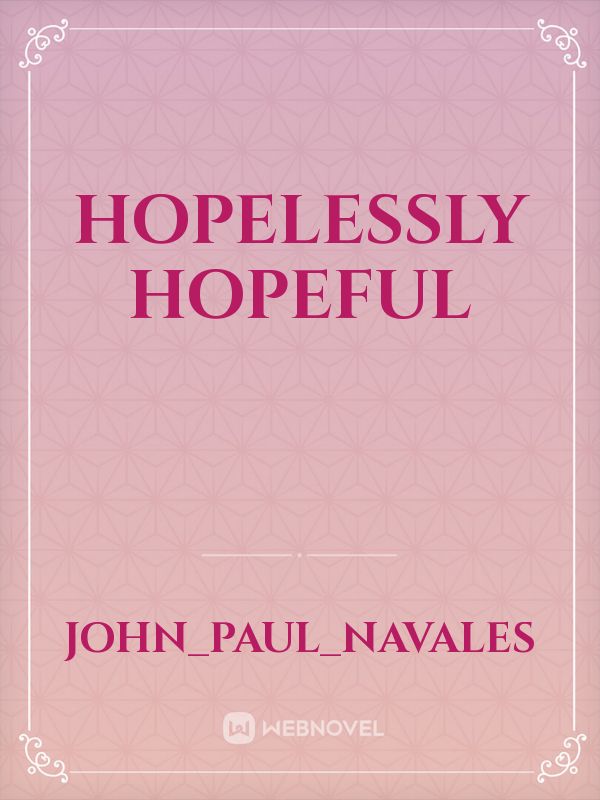 Hopelessly Hopeful Book