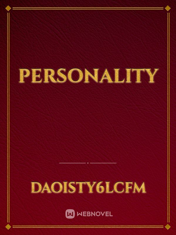 Personality Book