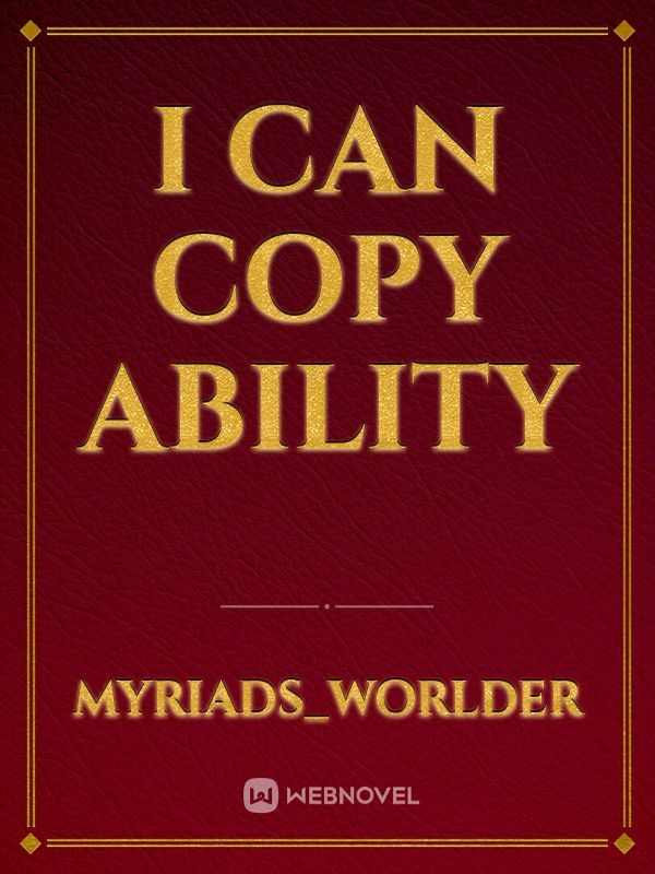 I can Copy Ability Book