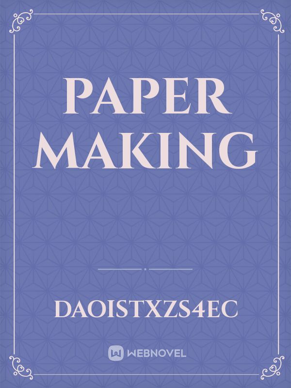 Paper making Book