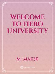 Welcome To Fiero University Book
