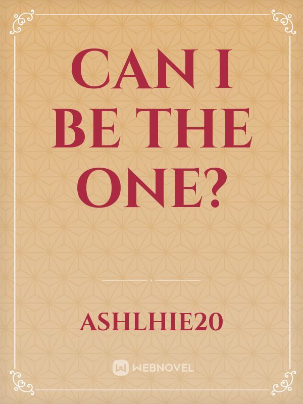 Can I Be The One? Book