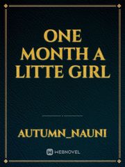 one month a litte girl Book