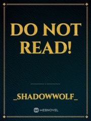 do not read! Book