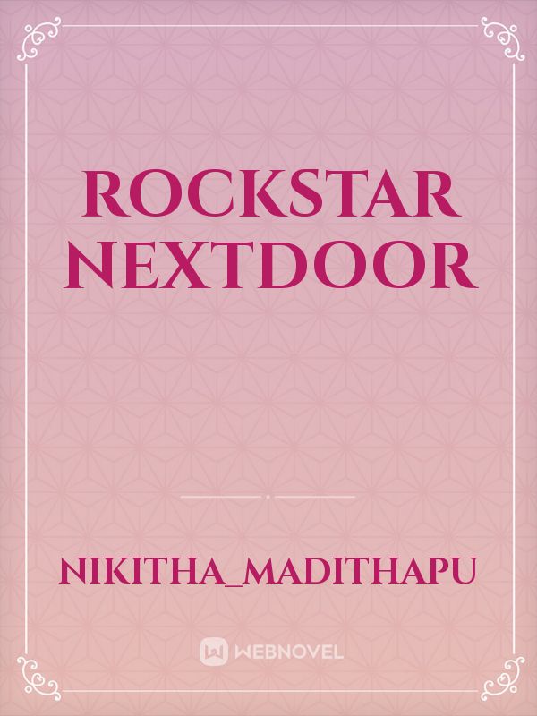 Rockstar Nextdoor Book
