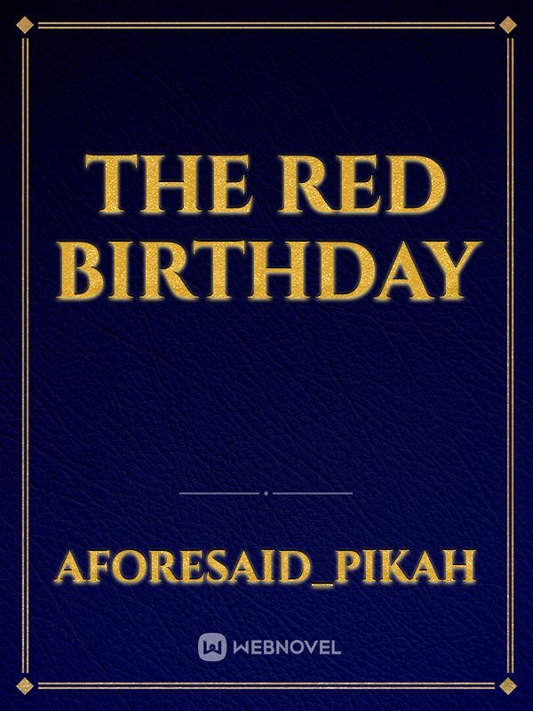 the red birthday Book