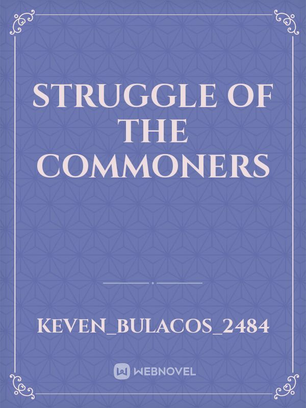 Struggle of the Commoners Book