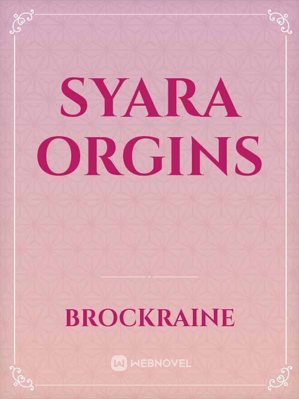 Syara Orgins Book