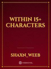 Within 15+ Characters Book
