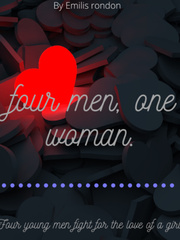 four men, one woman. Book
