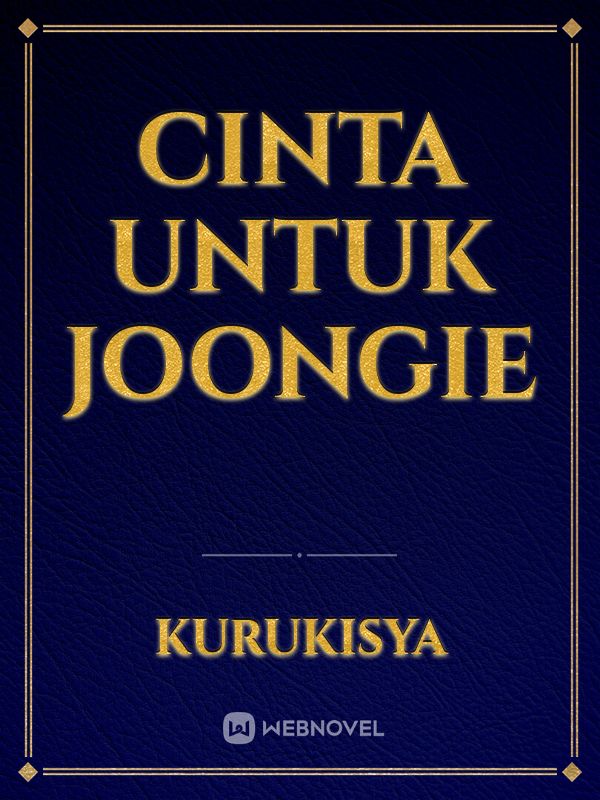 CINTA UNTUK JOONGIE Book