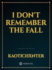 I don't remember the fall Book