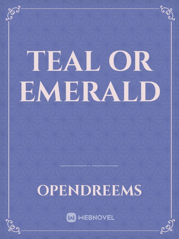 Teal or Emerald Book