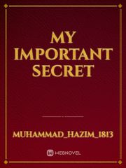 My Important Secret Book