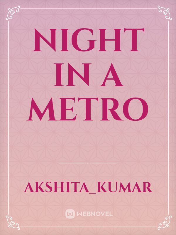 Night in a Metro Book
