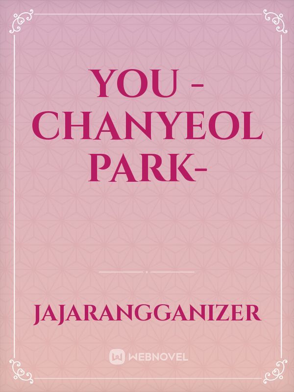 YOU -Chanyeol Park- Book