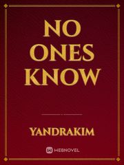 No Ones Know Book