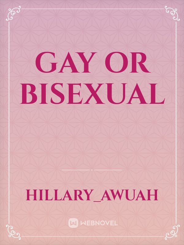 Gay or Bisexual Book