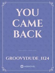 You Came Back Book