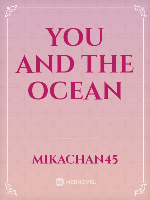 you and the ocean Book