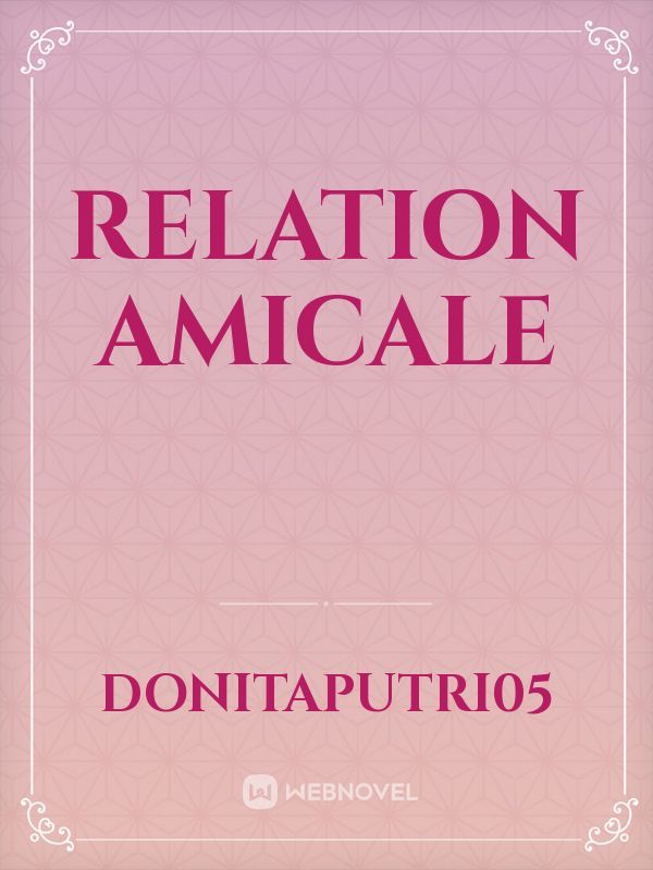 relation amicale Book
