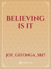 Believing is it Book