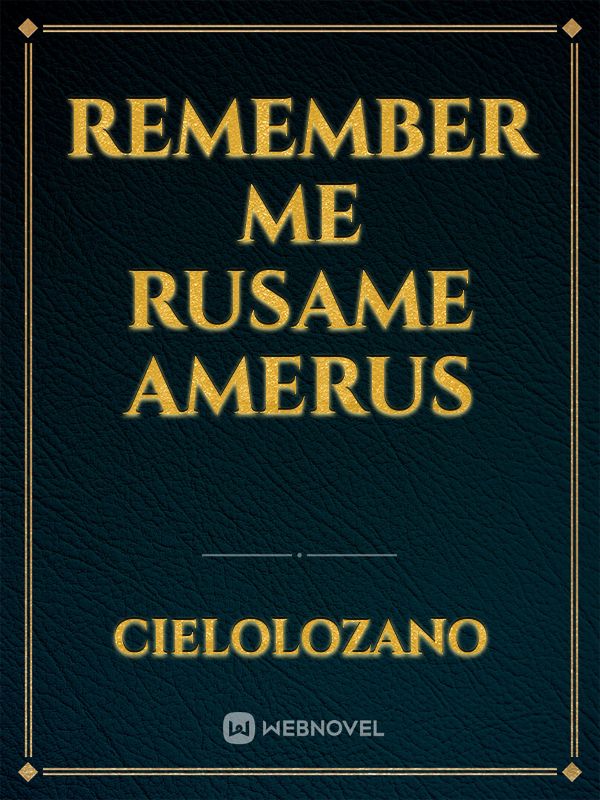 Remember Me

RusAme
AmeRus Book