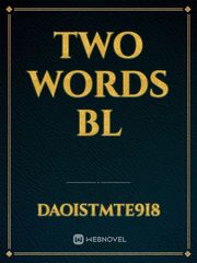Two Words BL Book