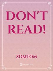 Don't read! Book