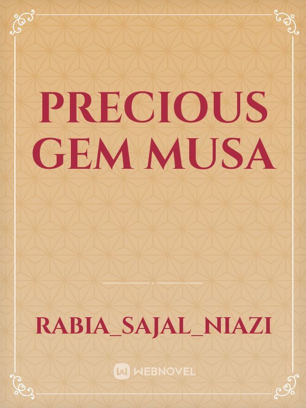 Precious Gem musa Book