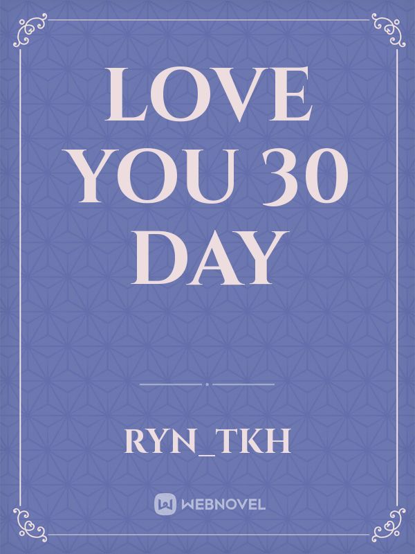 Love You 30 Day Book