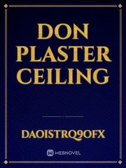 Don plaster ceiling Book