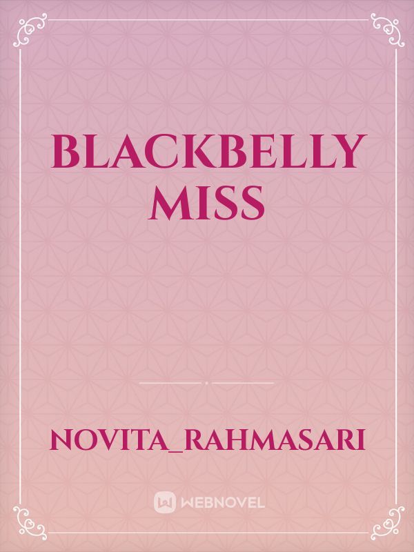 blackbelly miss Book