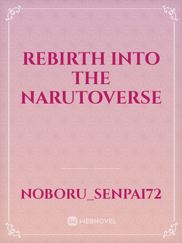 Rebirth into the Narutoverse Book