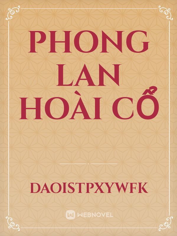 Phong Lan Hoài Cổ