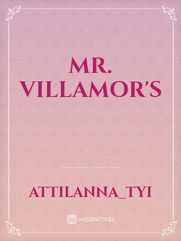 Mr. Villamor's Book