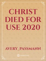 Christ died for use 2020 Book