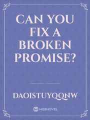 Can You Fix a Broken Promise? Book