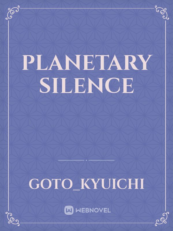 Planetary Silence Book