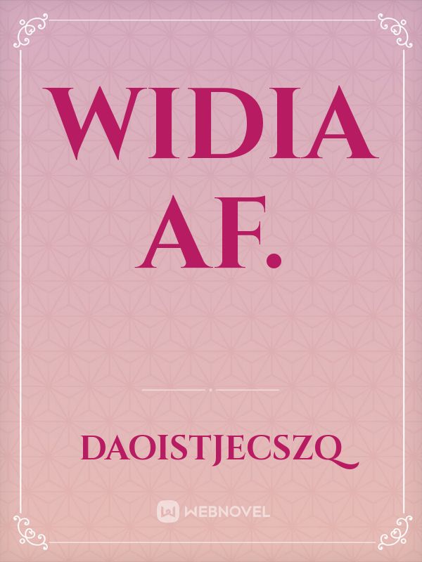widia af. Book