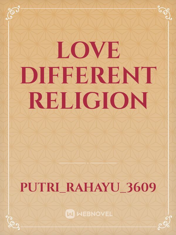Love Different Religion
