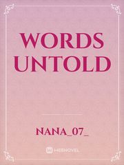 words untold Book