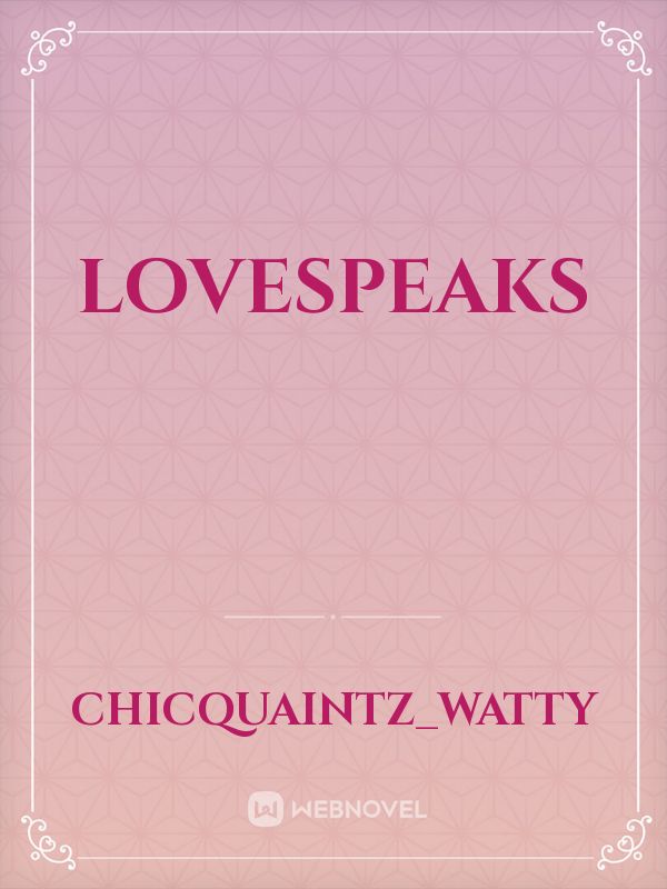 Lovespeaks Book